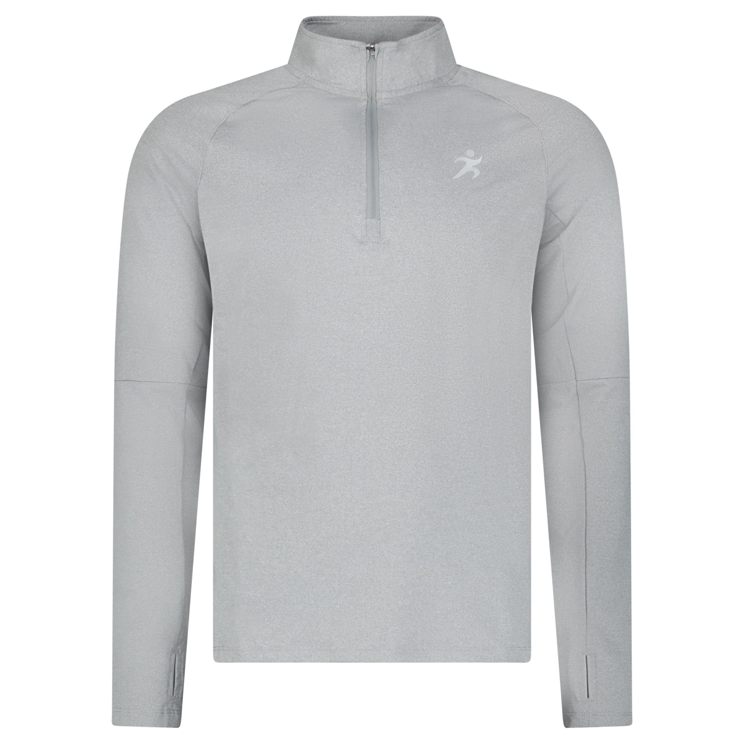ELEMENT 1/4 ZIP HEATHER GREY