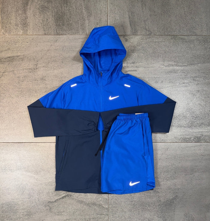 blue nike windbreaker pants