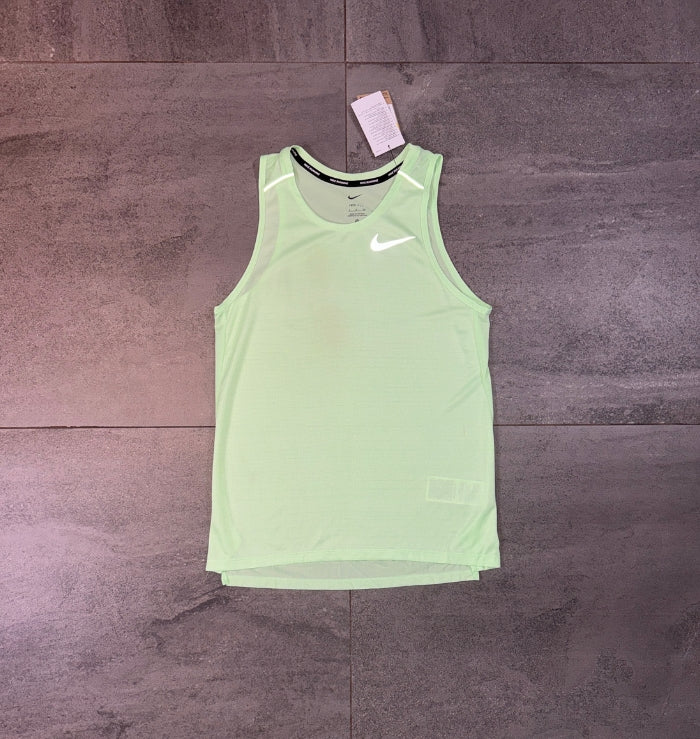 Nike Miler Vest & Challenger Shorts Set 'Vapour Green'