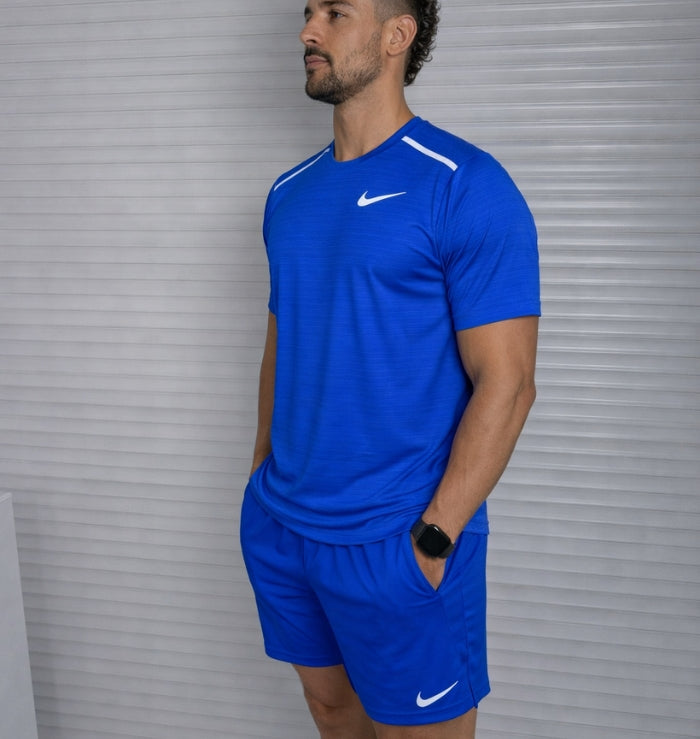 Nike Miler & Challenger Shorts Set 'Royal Blue'