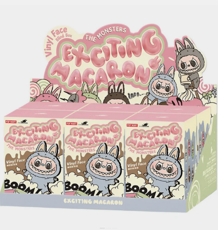 Pop Mart The Monsters Labubu Exciting Macaron (Case of 6)