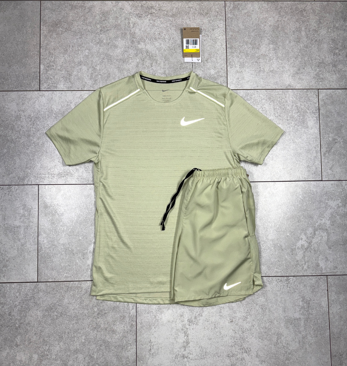 Nike Miler 1.0 Olive Aura T-Shirt