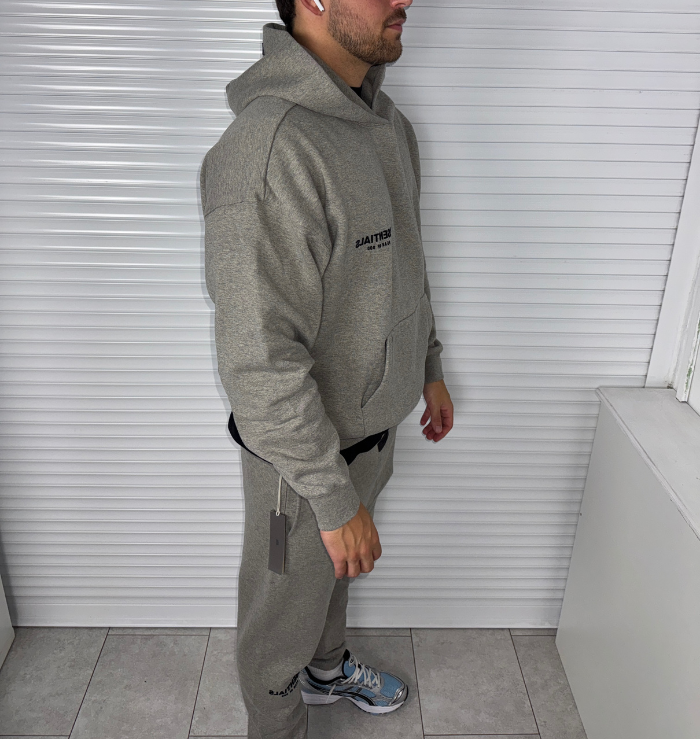 Fear of God Essentials Tracksuit 'Dark Heather Oatmeal' (SS22)