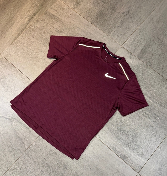 Nike Miler 1.0 T-Shirt 'Maroon'