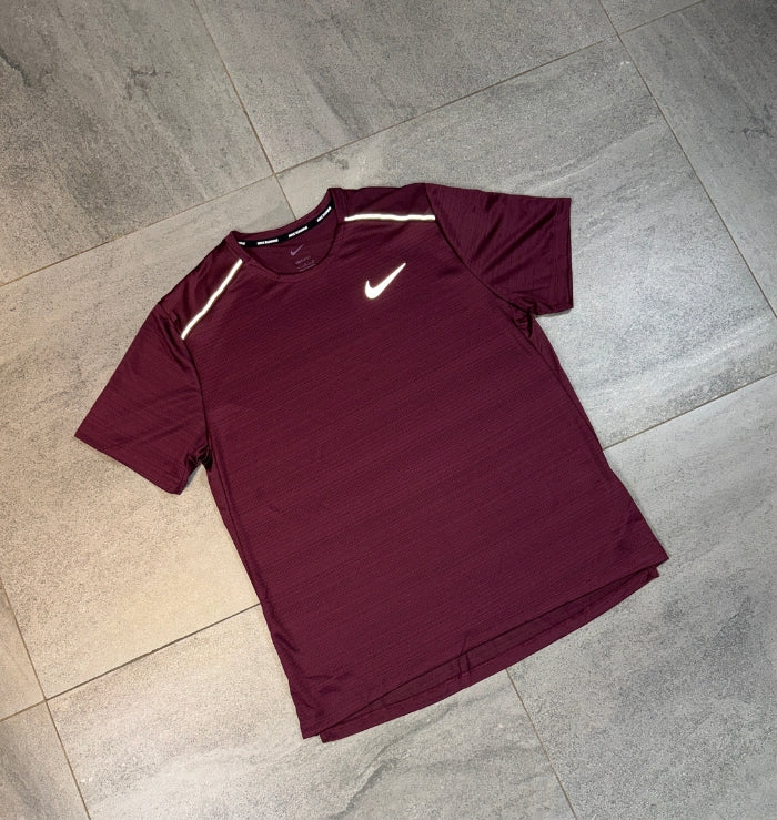 Nike Miler 1.0 T-Shirt 'Maroon'