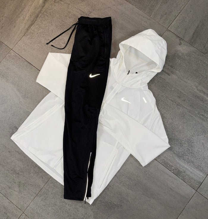 Nike Windrunner & Phenom Pants Set 'White/Black'