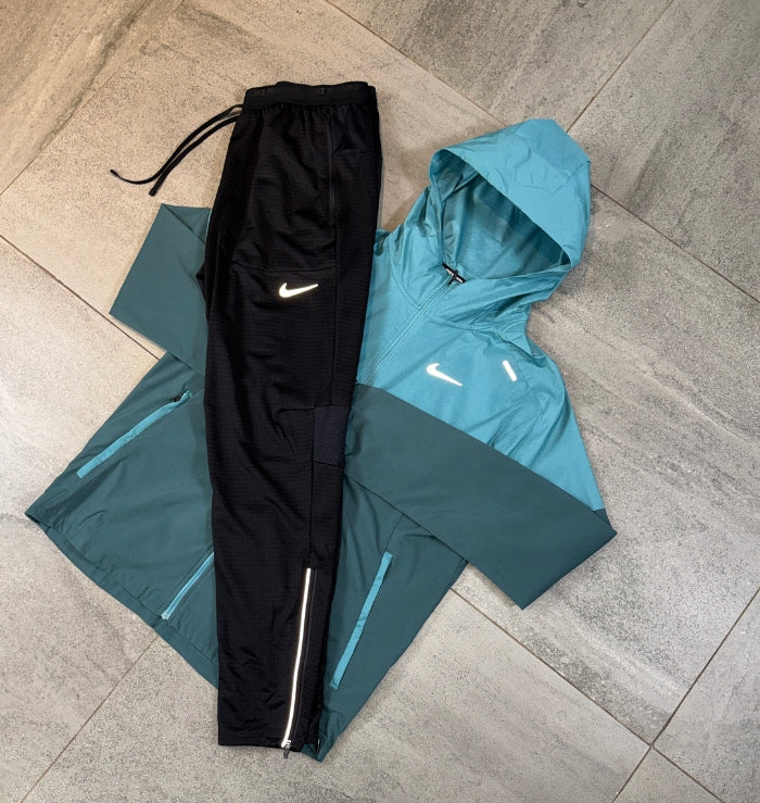 Nike Windrunner & Phenom Pants Set 'Teal/Black'