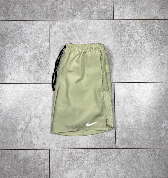 Nike Challenger 7 Inch Olive Aura Shorts