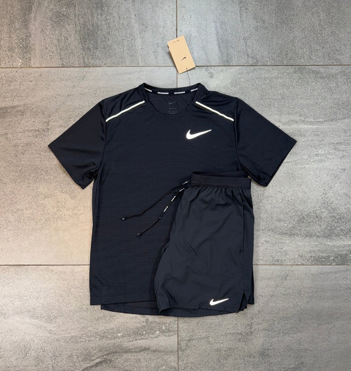 Nike Miler & Flex Shorts Set 'Black'
