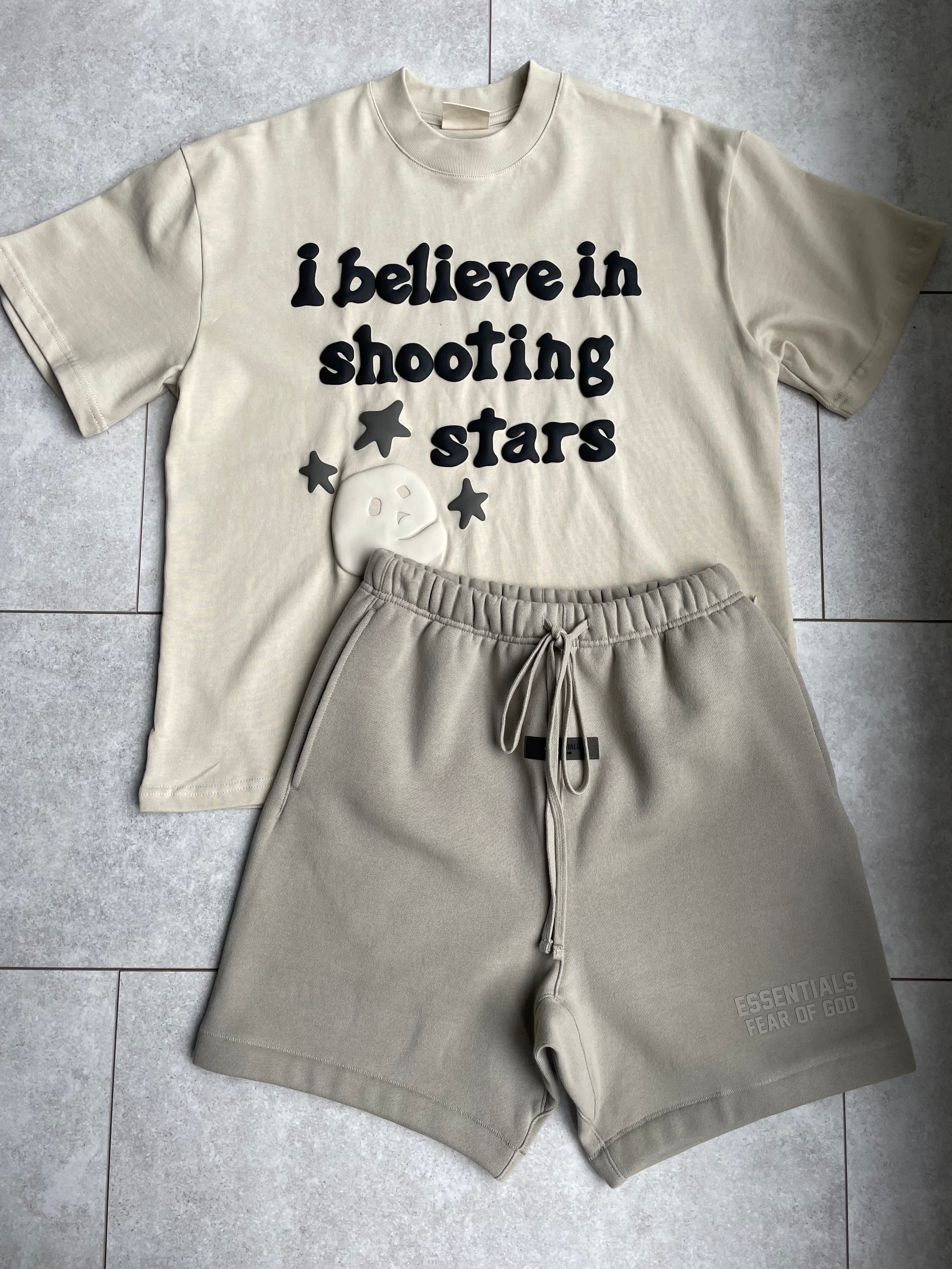 Broken Planet Market 'I Believe In Shooting Stars' Bone White T-Shirt
