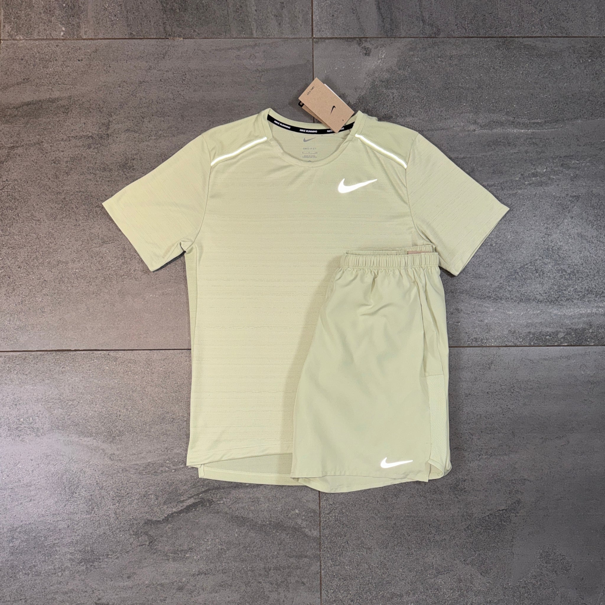 Nike Miler 1.0 T-Shirt 'Olive Aura'