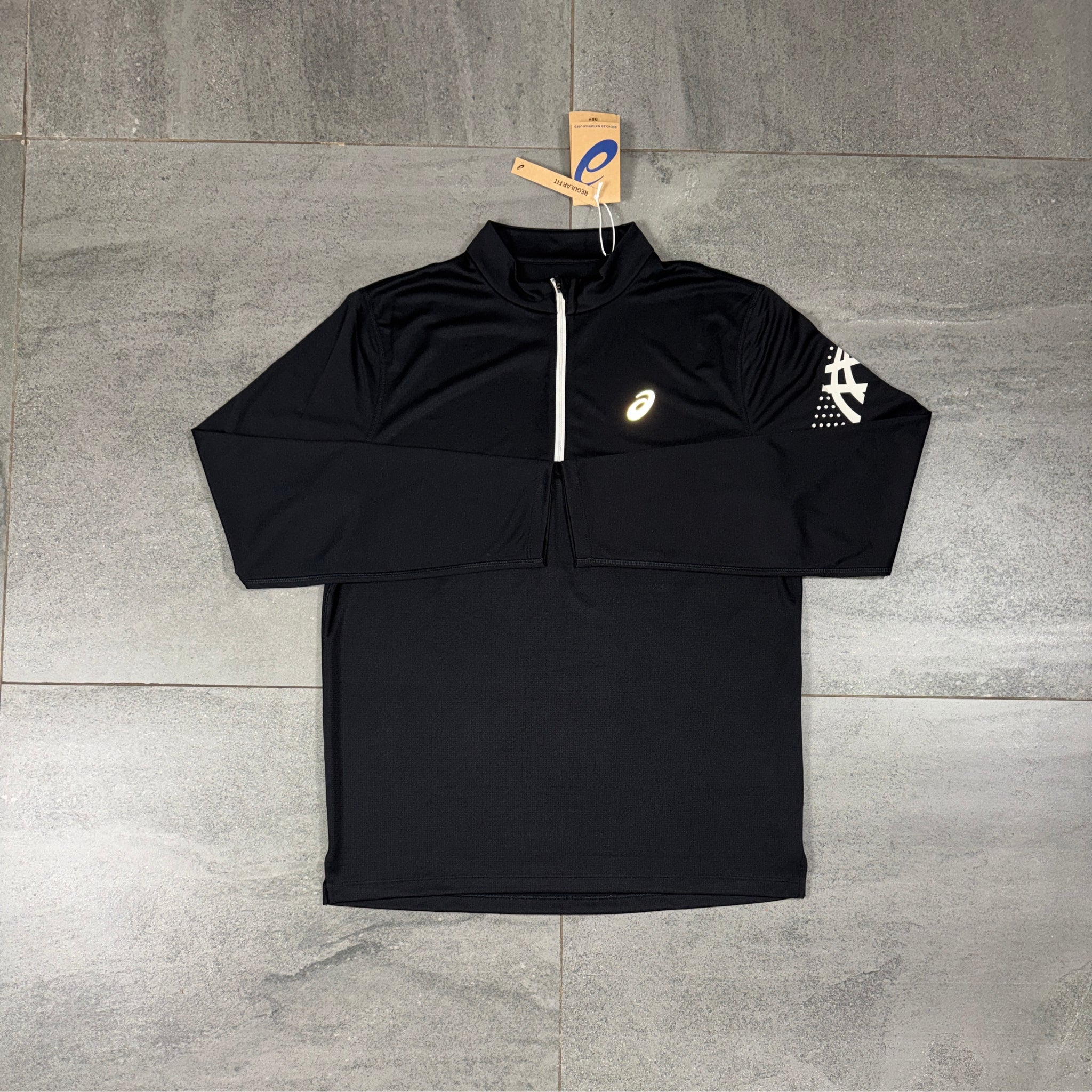 Asics Icon 1/4 Running Top 'Black'