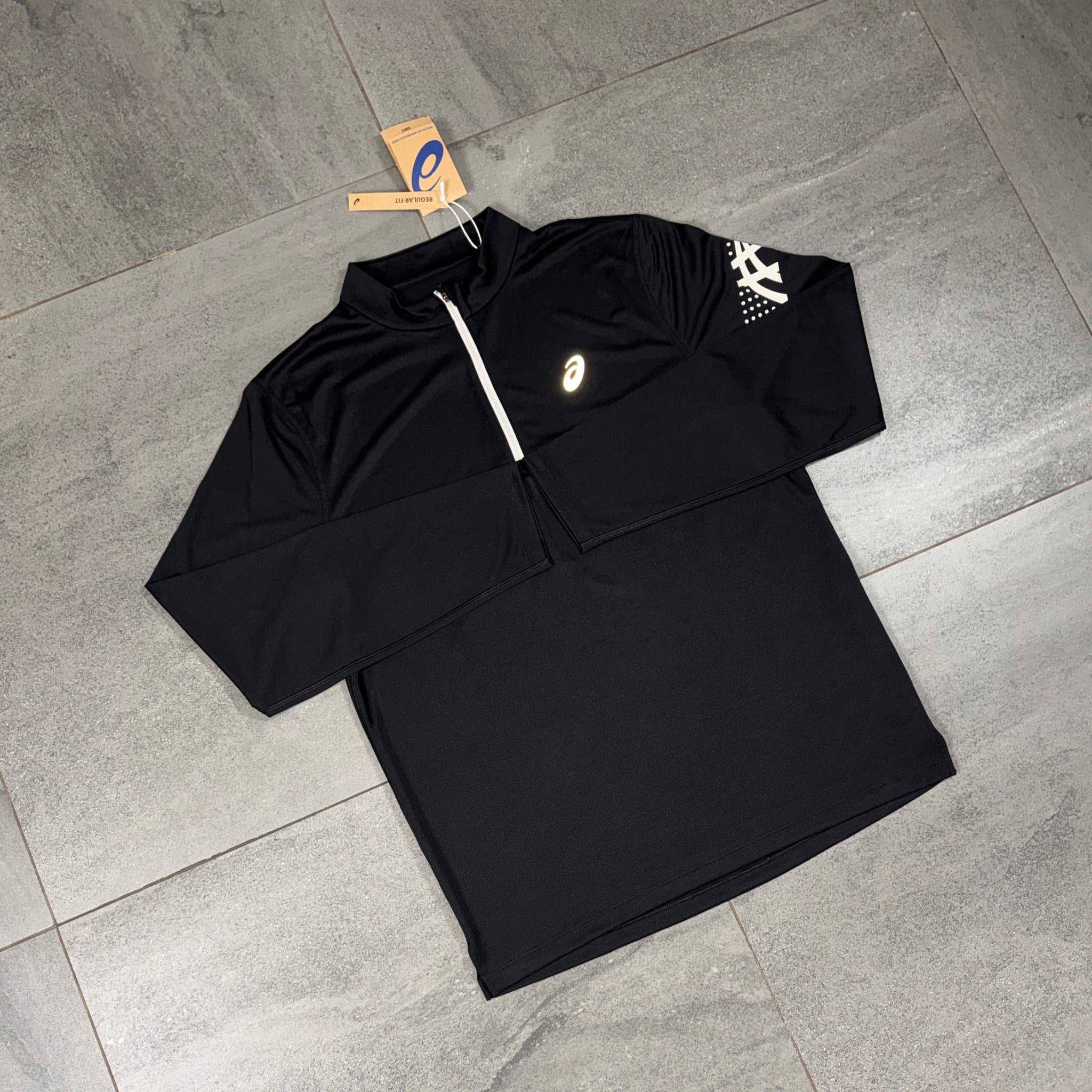 Asics Icon 1/4 Running Top 'Black'