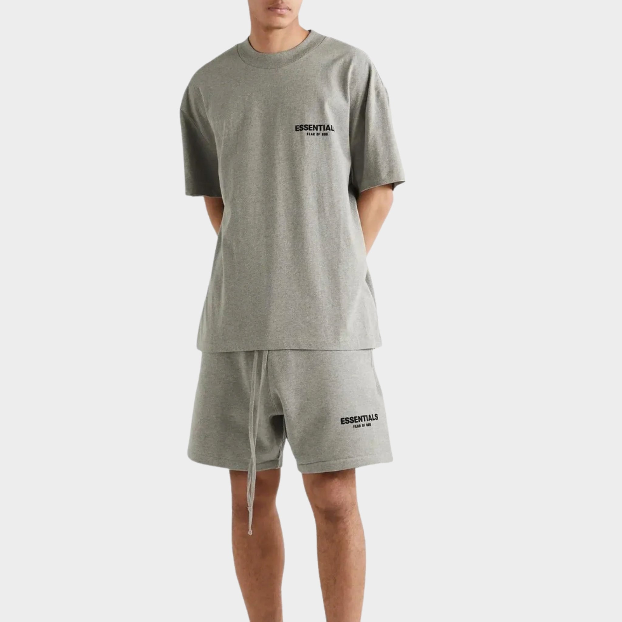 Fear of God Essentials T-Shirt 'Dark Heather Oatmeal '(SS22)
