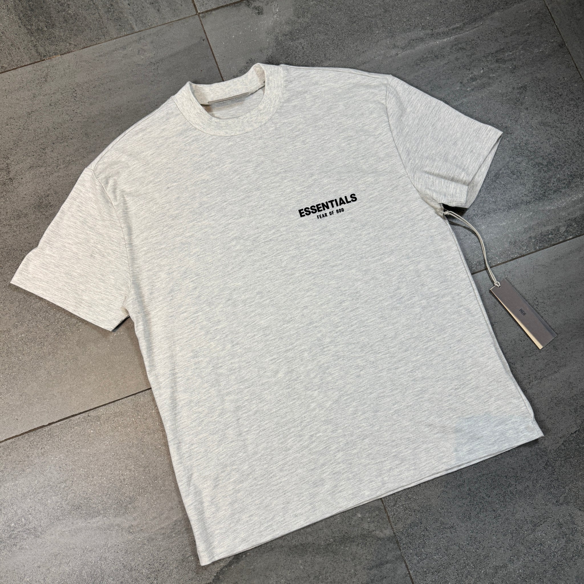 Fear of God Essentials T-Shirt 'Light Heather Oatmeal' (SS22)