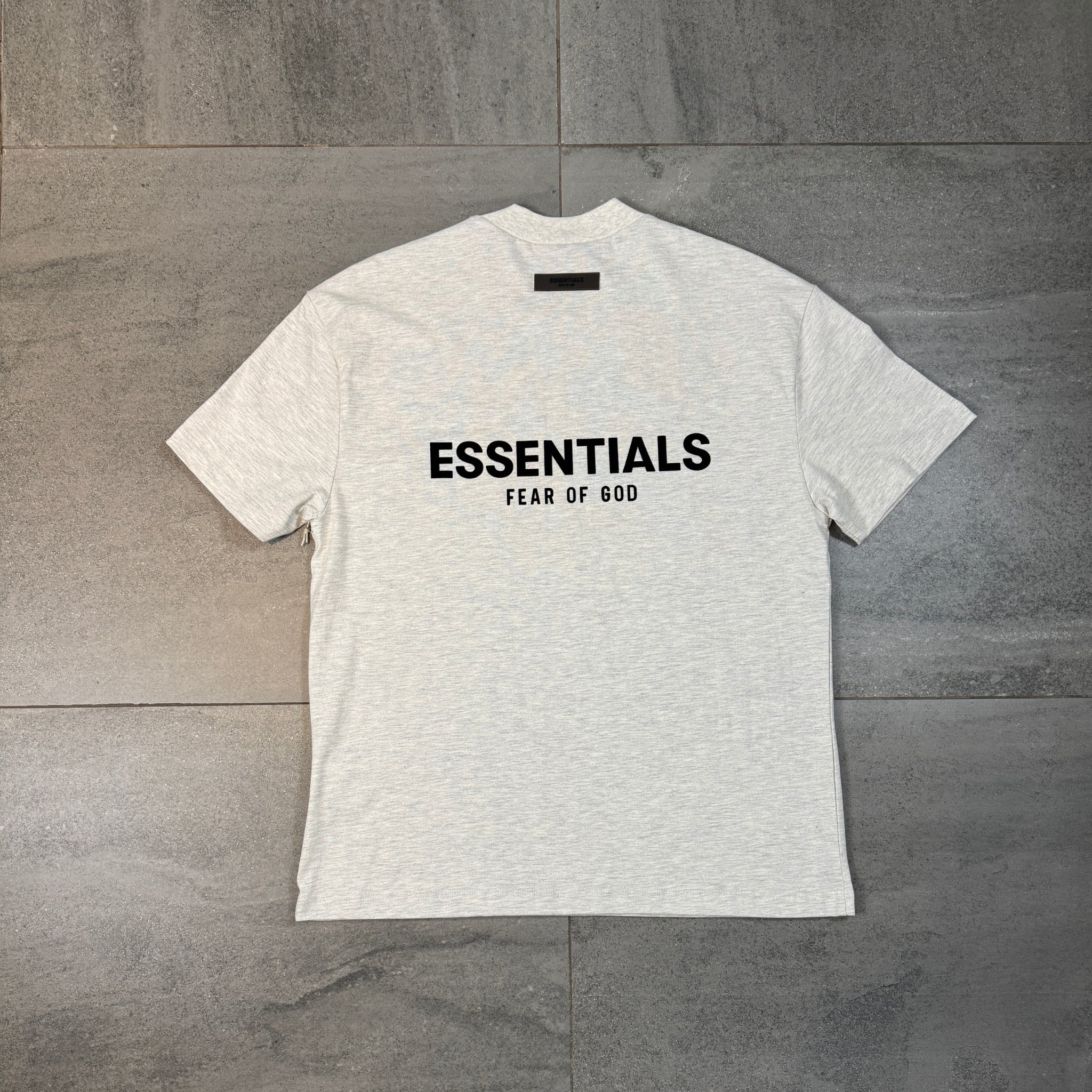 Fear of God Essentials T-Shirt 'Light Heather Oatmeal' (SS22)