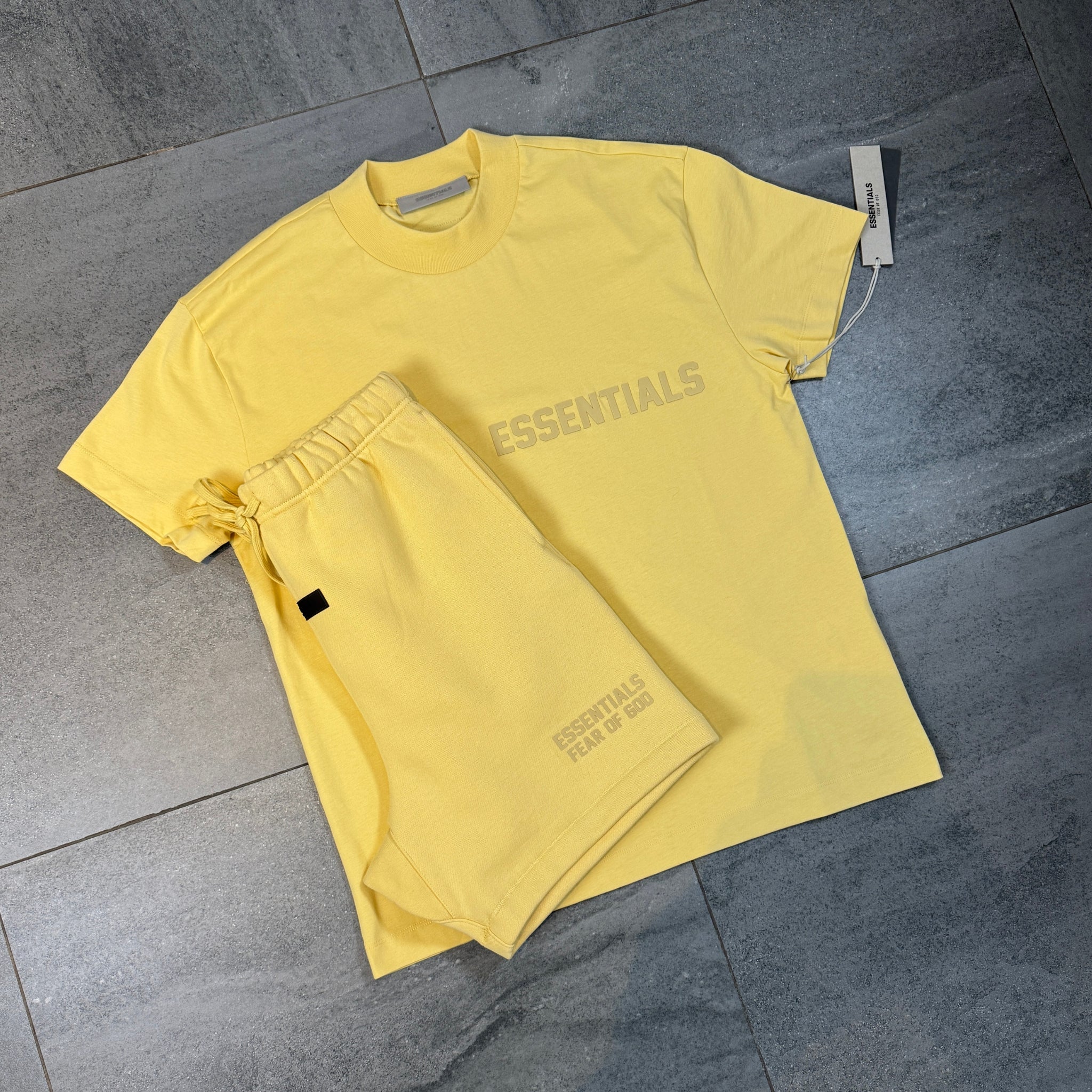 Fear of God Essentials Short Set 'Light Tuscan' (SS23)