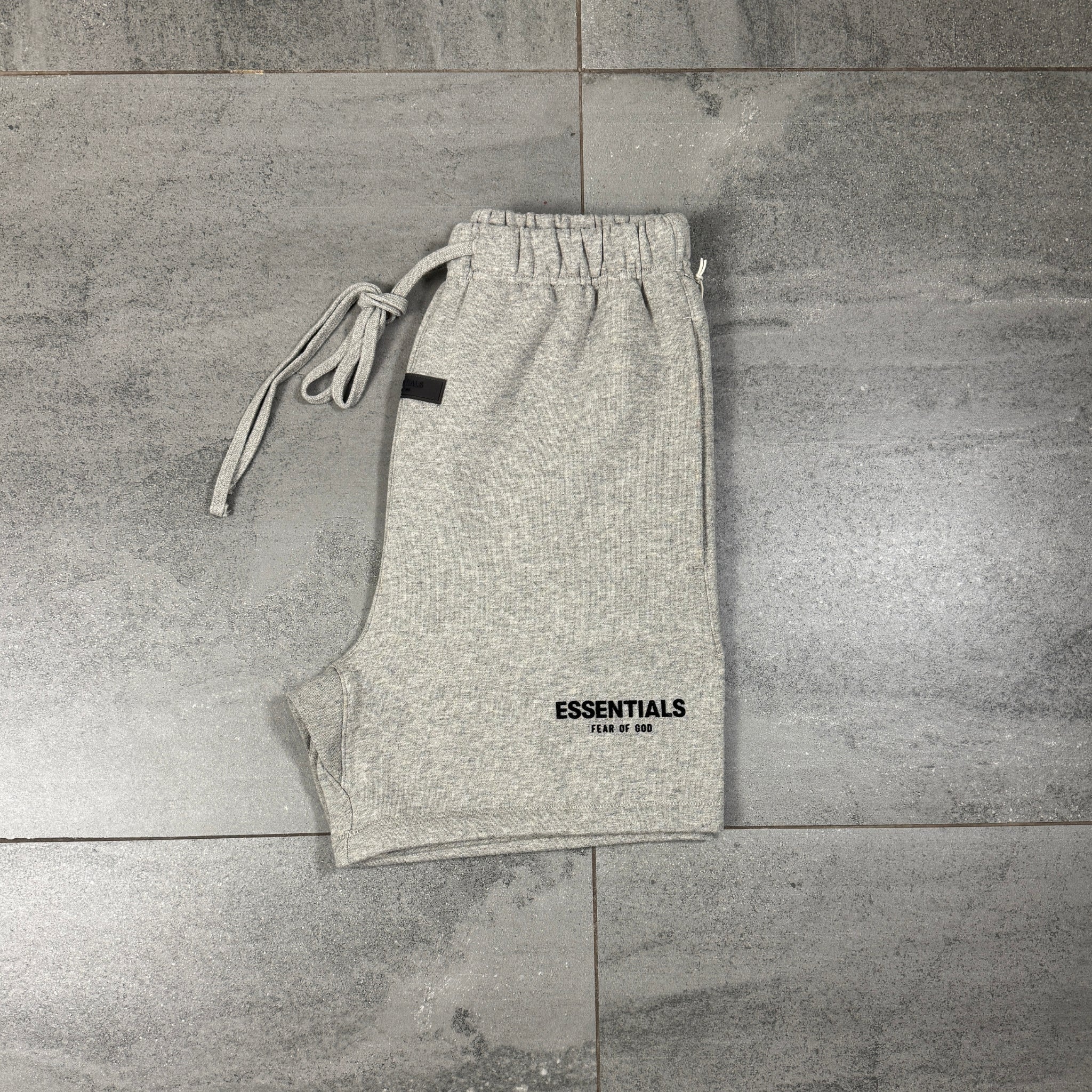 Fear of God Essentials Shorts 'Dark Heather Oatmeal' (SS22)