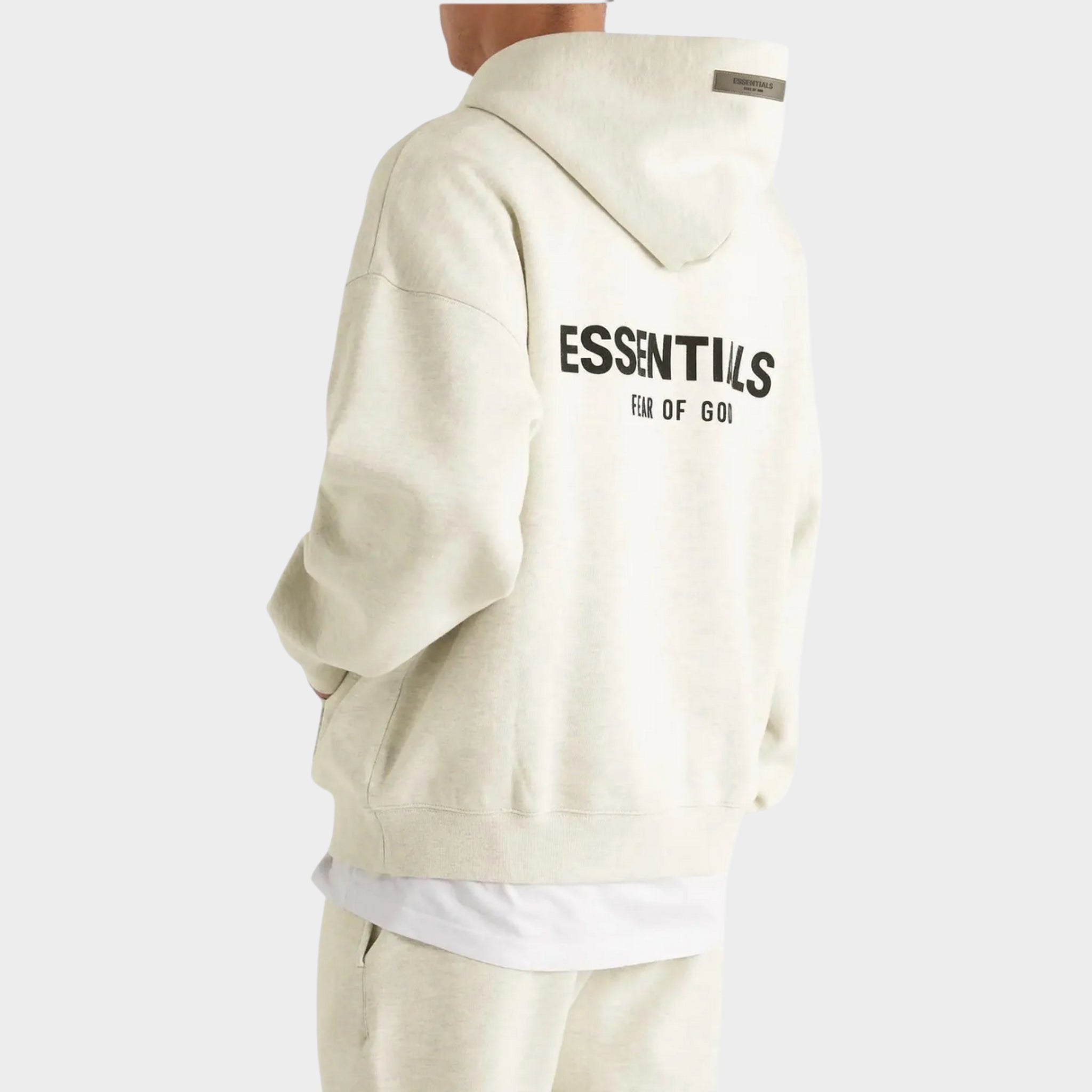 Fear of God Essentials Tracksuit 'Light Heather Oatmeal' (SS22)