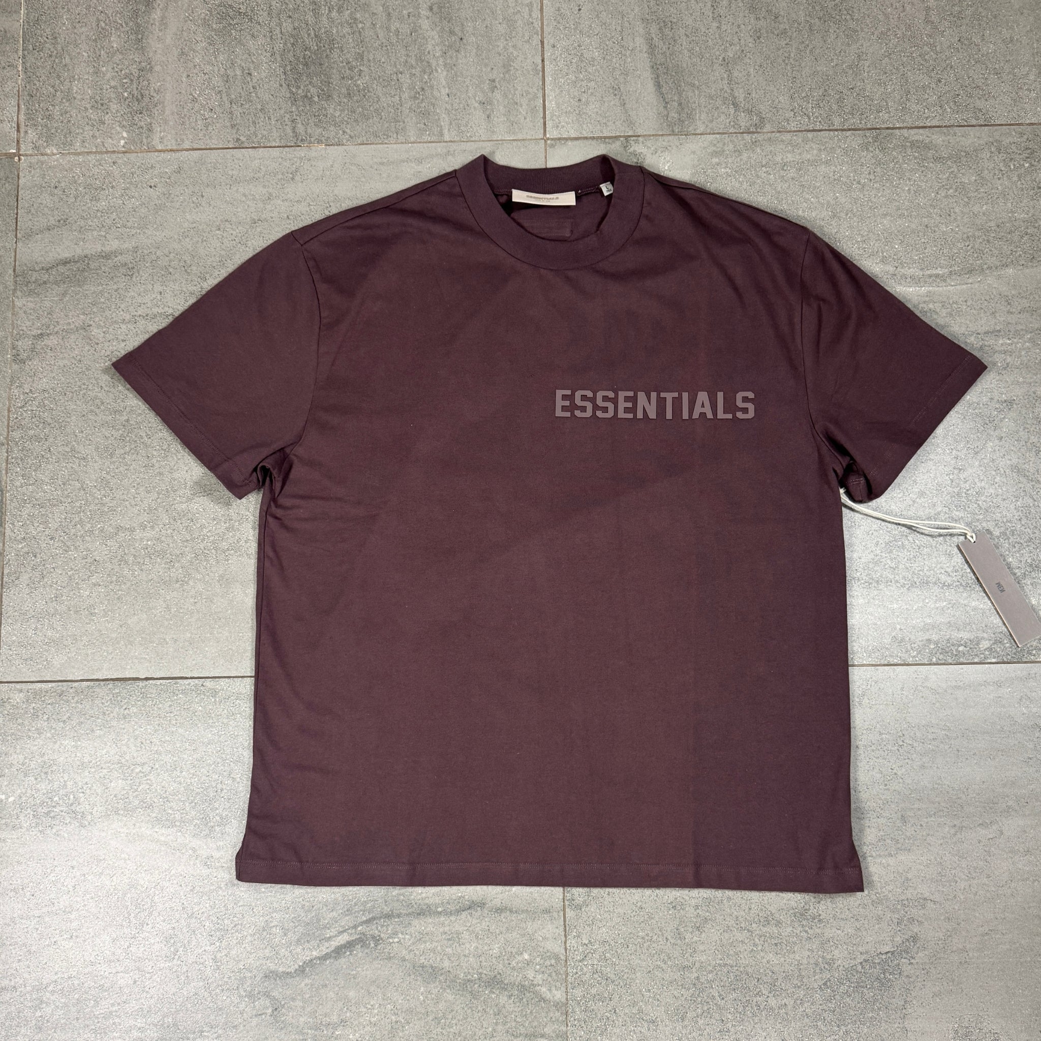 Fear of God Essentials T-Shirt 'Plum' (SS23)