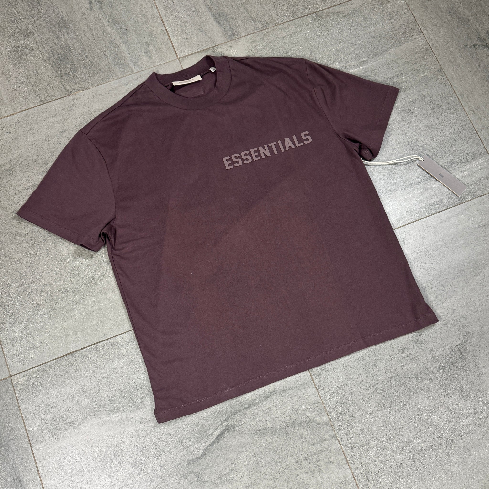 Fear of God Essentials T-Shirt 'Plum' (SS23)