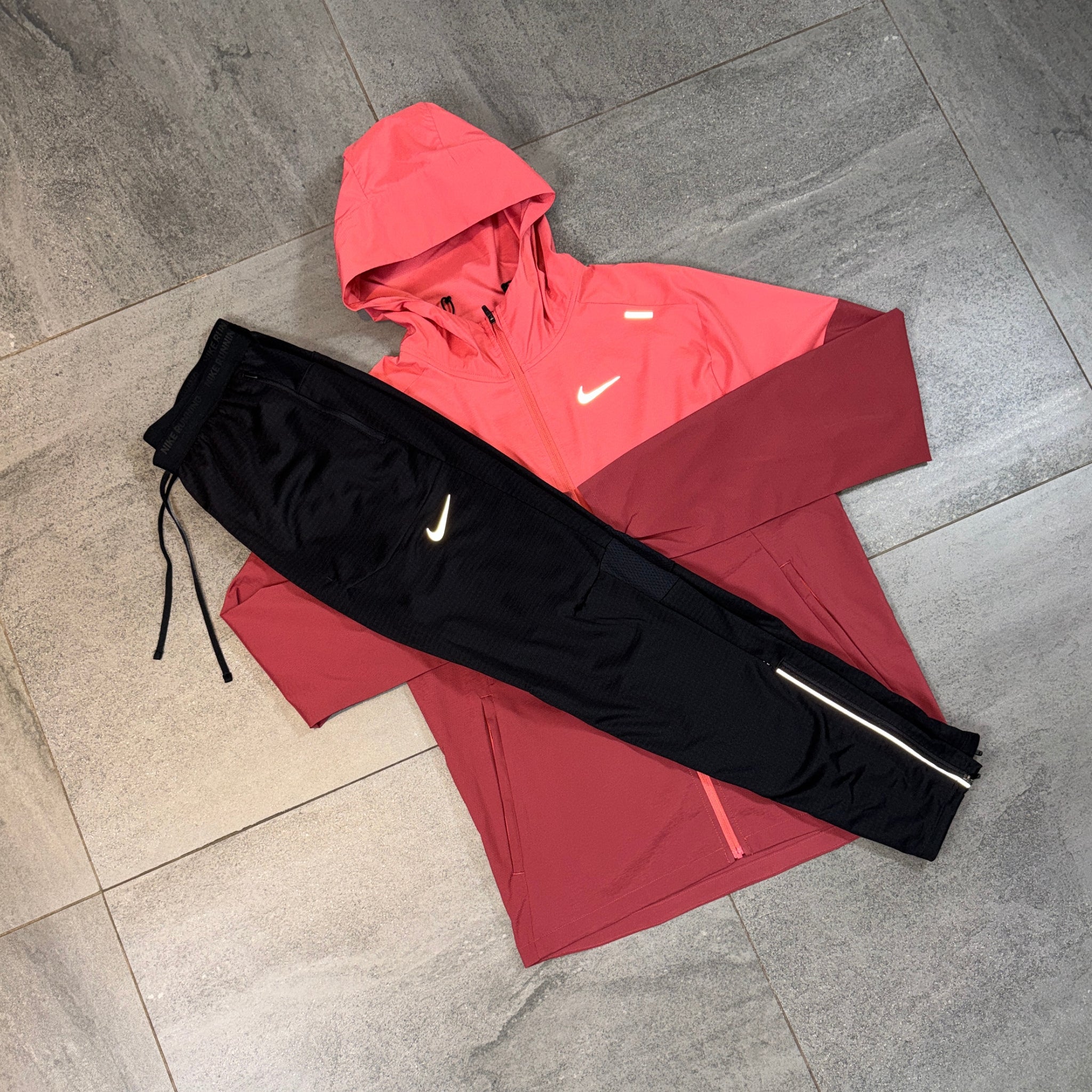 Nike Windrunner & Phenom Pants Set 'Adobe/Black'