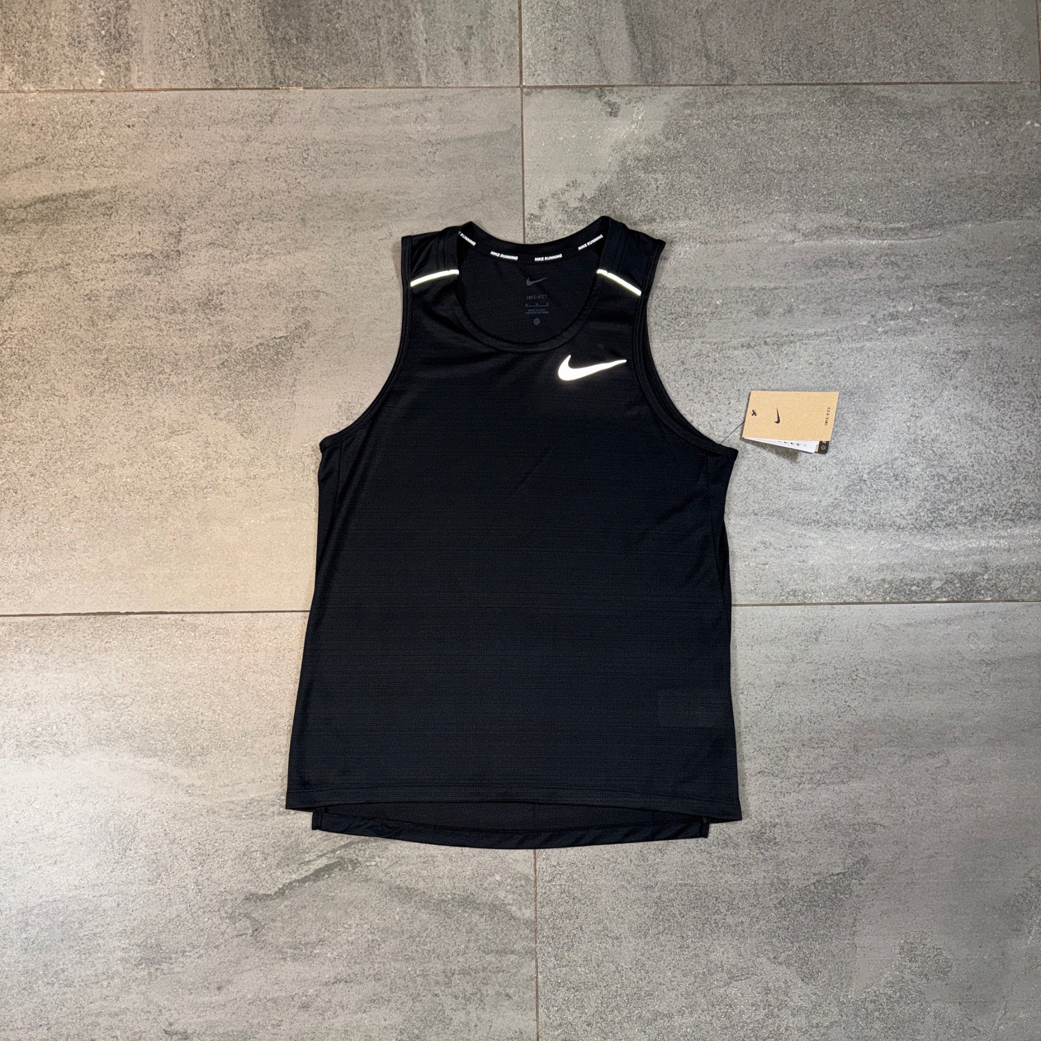 Nike Miler Vest & Flex Shorts Set 'Black'