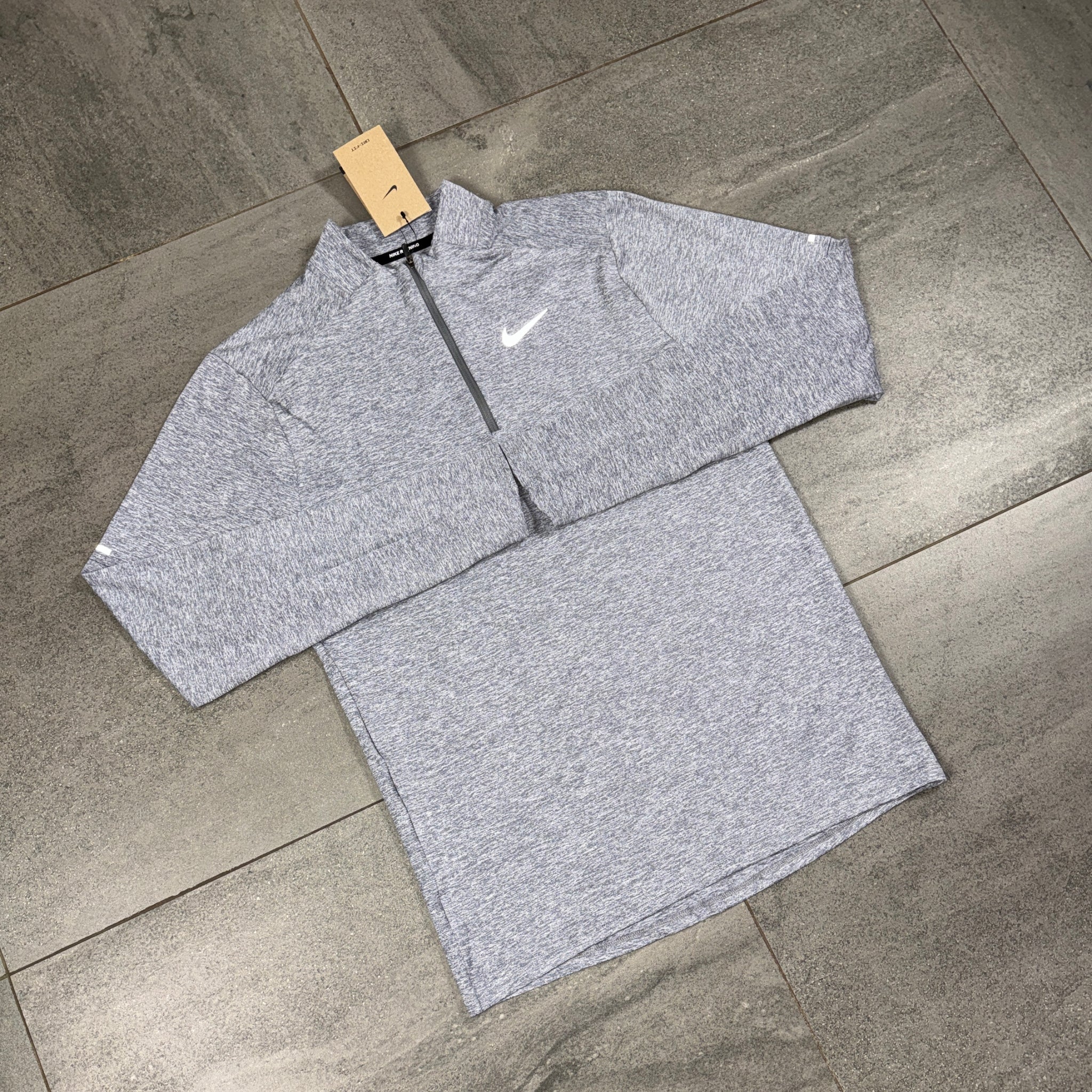 Nike 1/4 Element Running Top 'Grey'