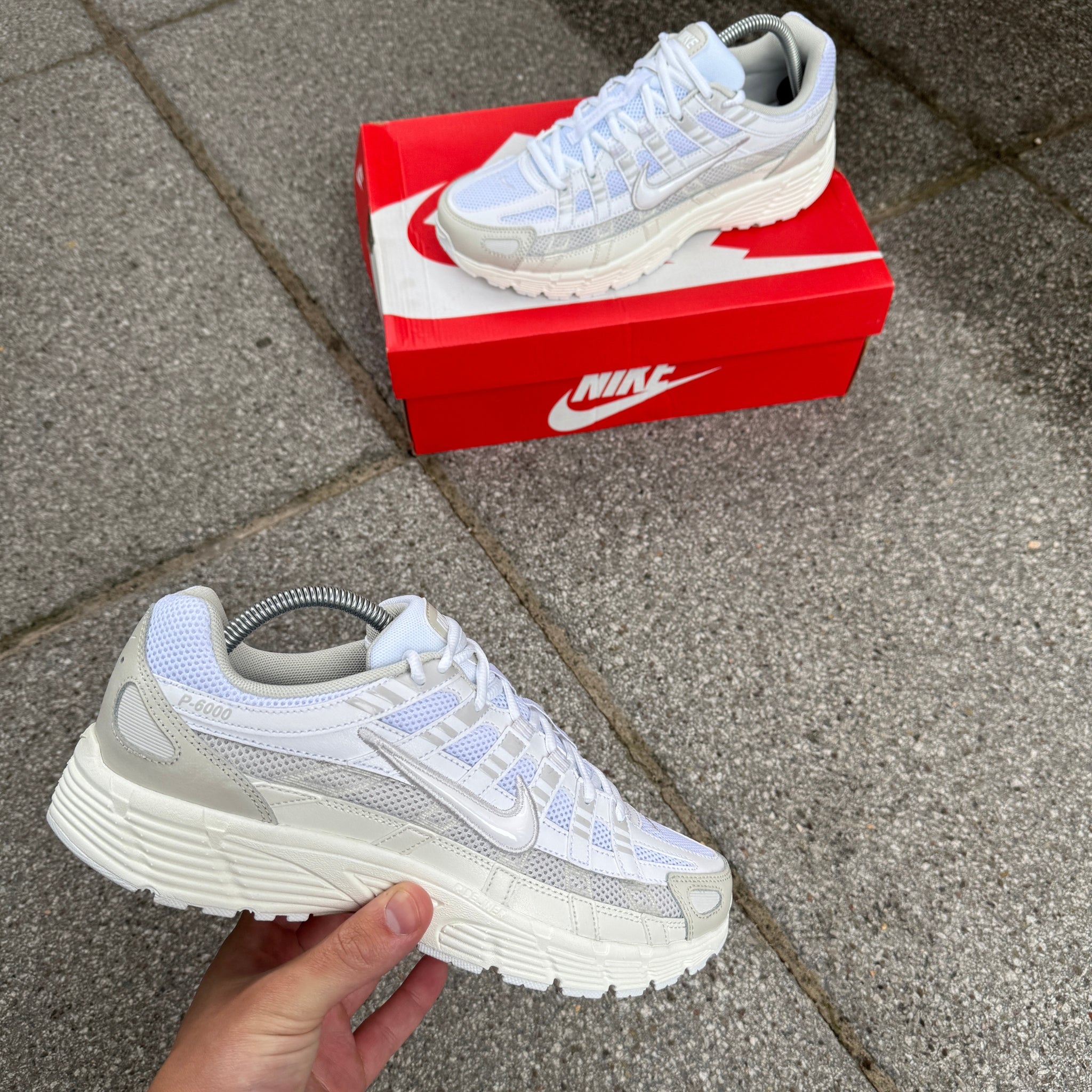 Nike P-6000 'White Sail Vast Grey'