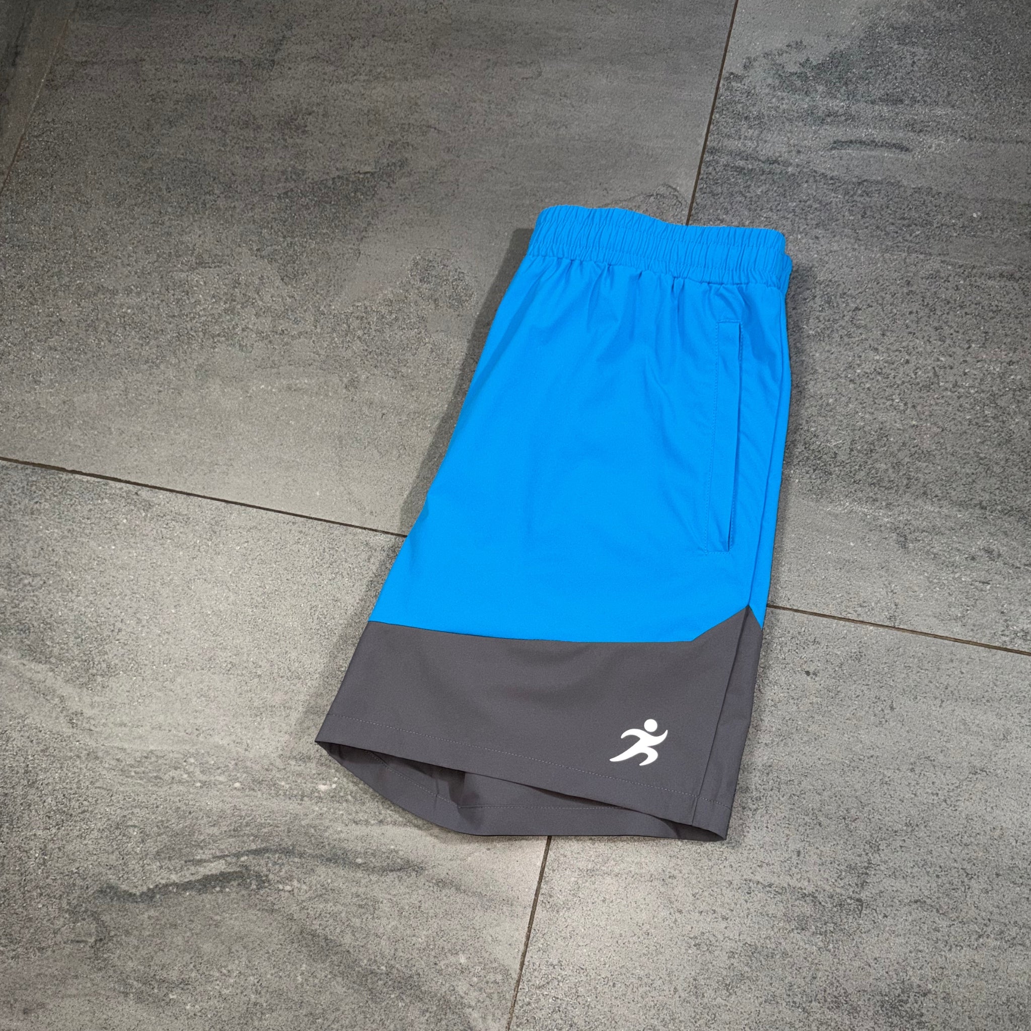 Trivo Two Tone Shorts 'Azure Blue Grey'