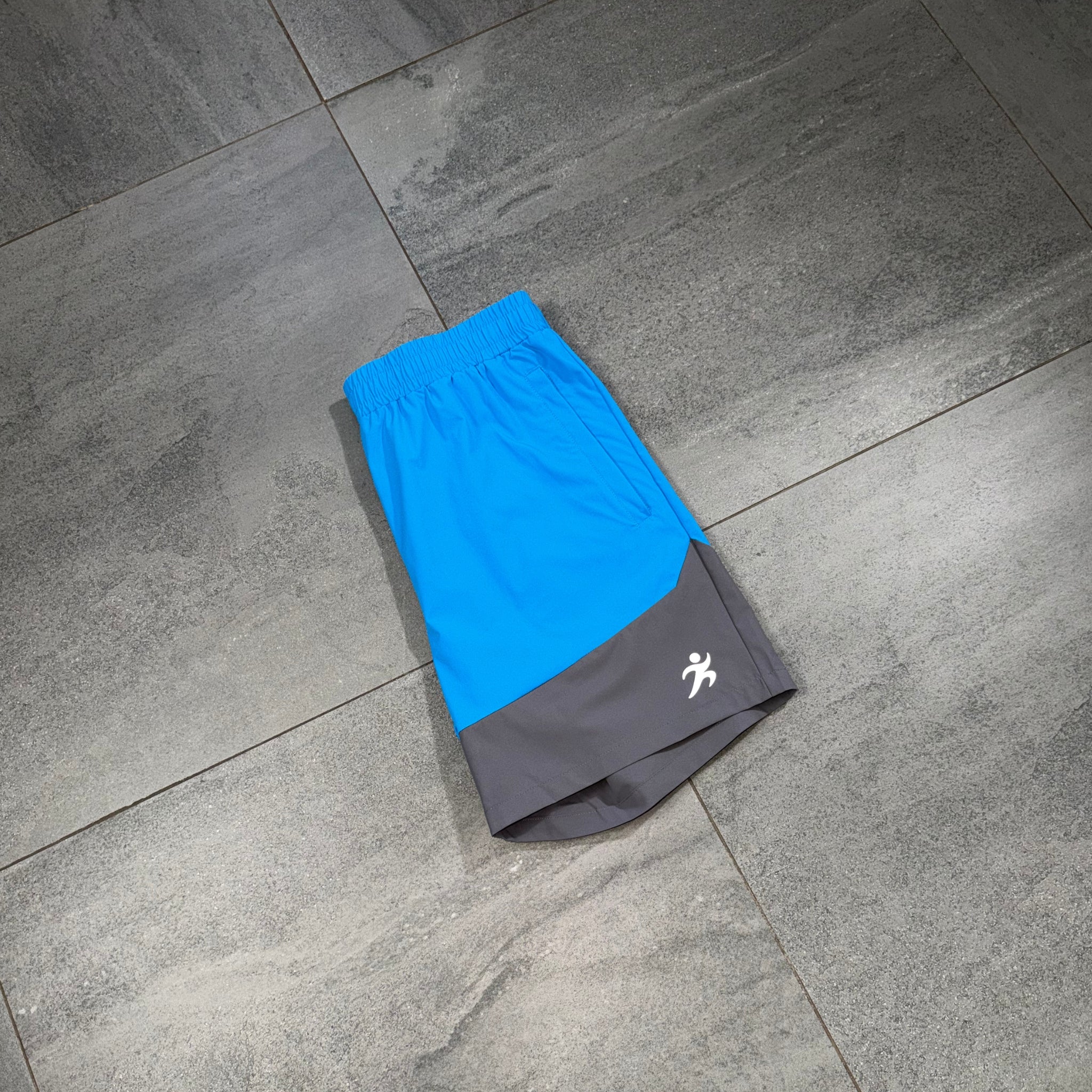 Trivo Two Tone Shorts 'Azure Blue Grey'