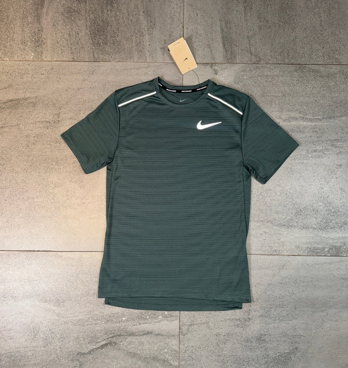 Nike Miler & Flex Shorts Set 'Vintage Green'