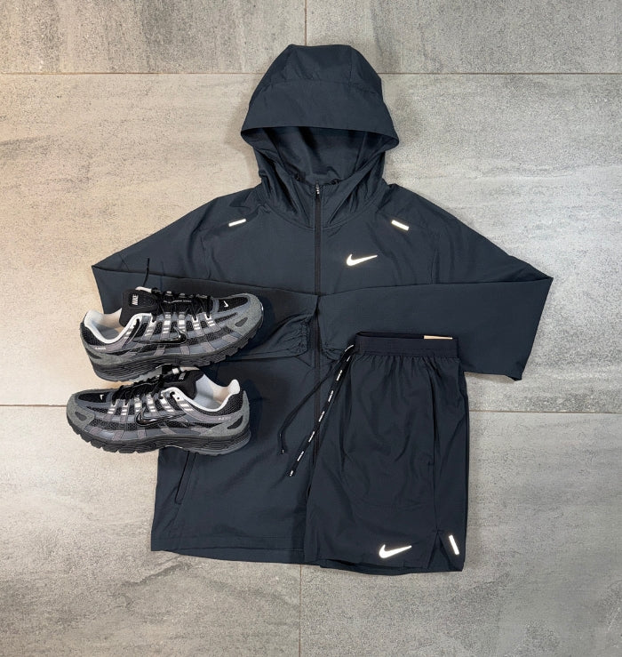 Nike Repel Windrunner & Flex Shorts Set 'Black'