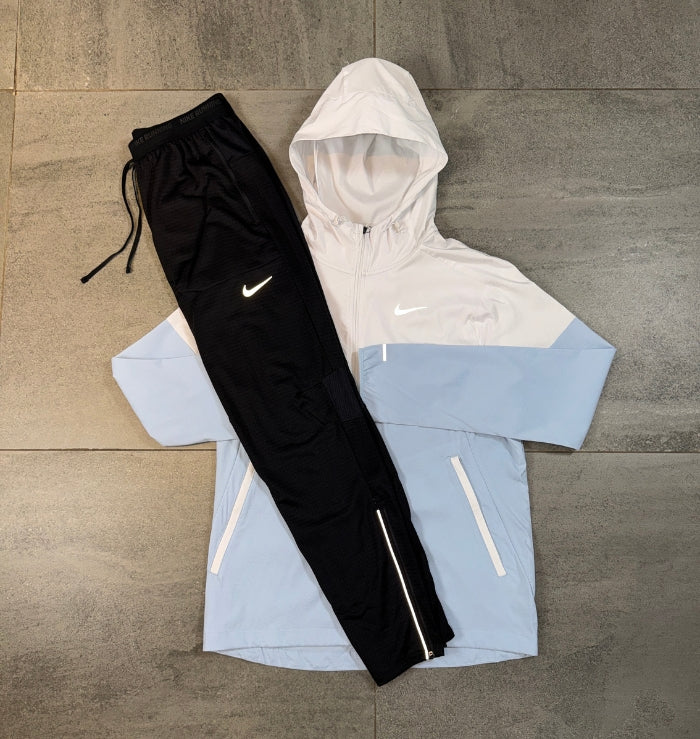 Nike Windrunner & Phenom Pants Set 'Light Armoury Blue/Black'