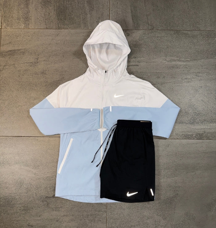 Nike Windrunner & Flex Short Set 'Light Armoury Blue/Black'