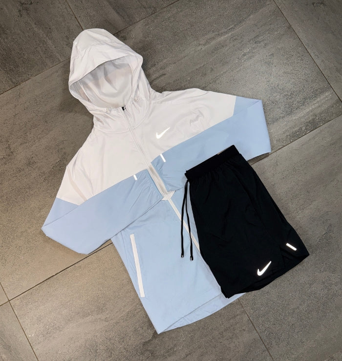 Nike Windrunner & Flex Short Set 'Light Armoury Blue/Black'