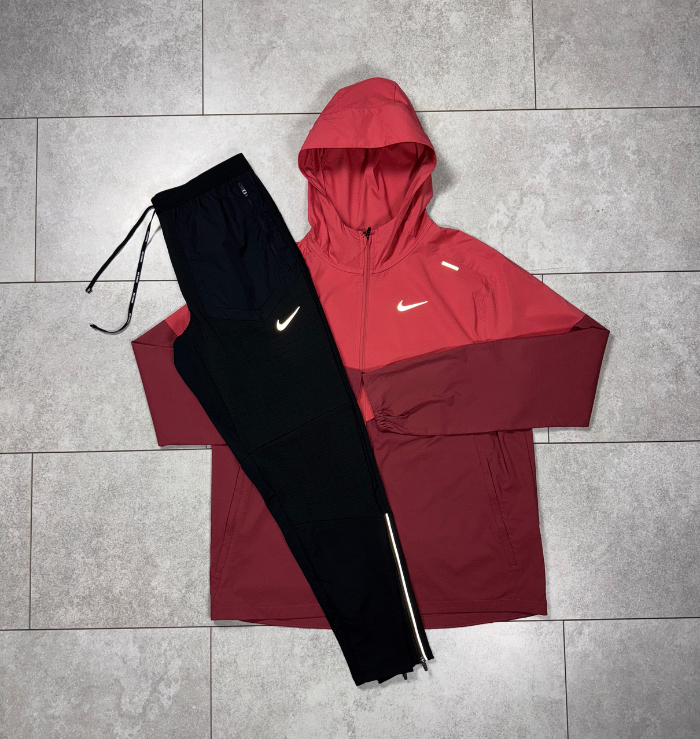 Nike Adobe Windrunner Jacket Black Nike Phenom Pants Set