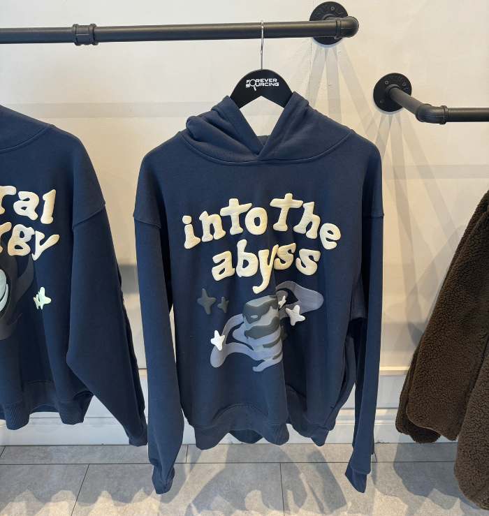 Broken Planet Market Into The Abyss Outer Space Blue Hoodie