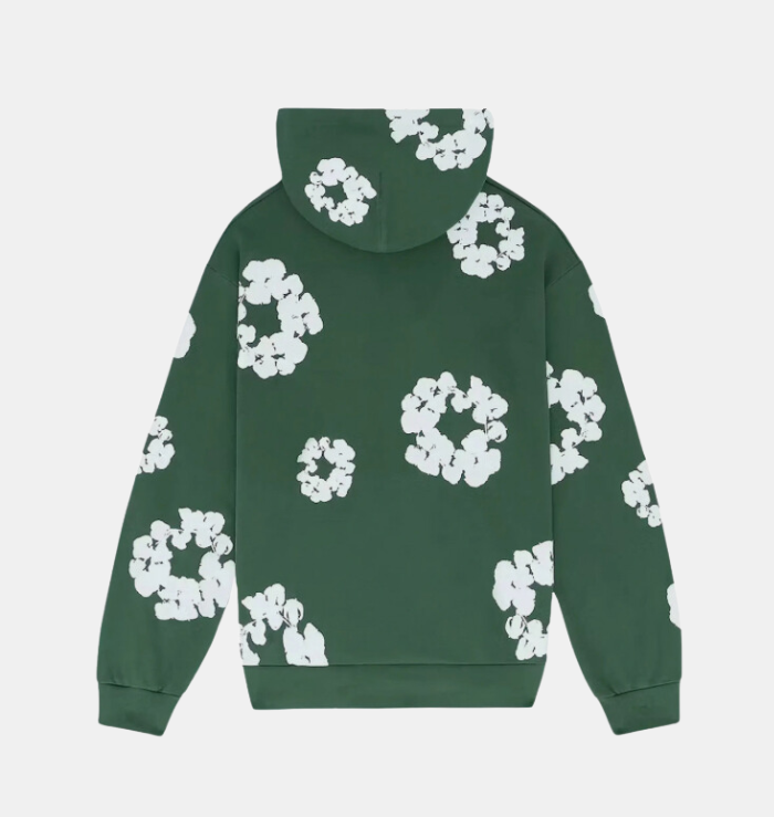 Denim Tears The Cotton Wreath Green Hoodie