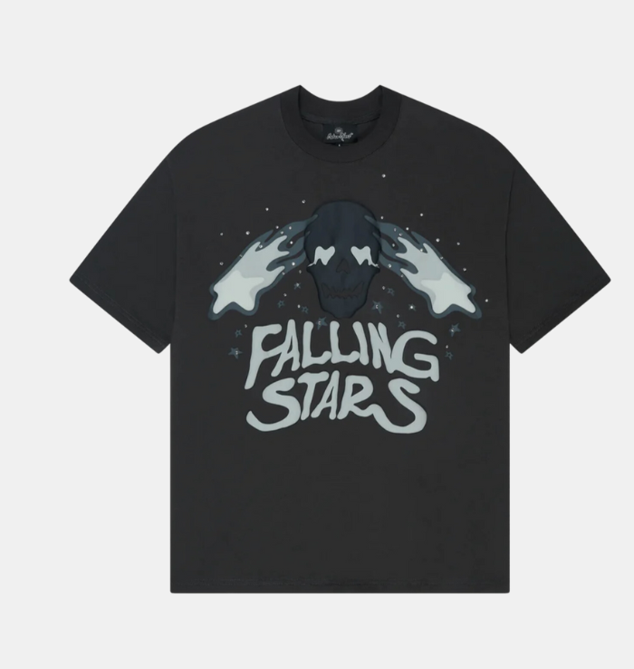 BPM 'Falling Stars' Soot Black T-Shirt