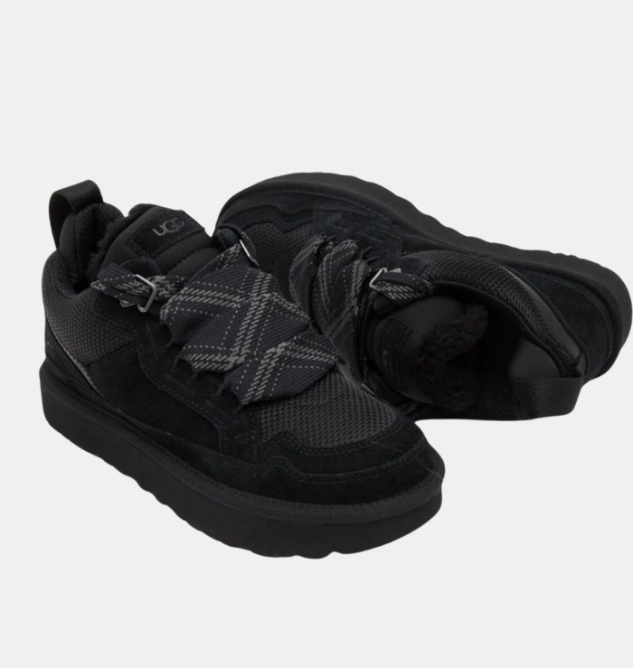 UGG Lowmel Lace Up Trainer Black