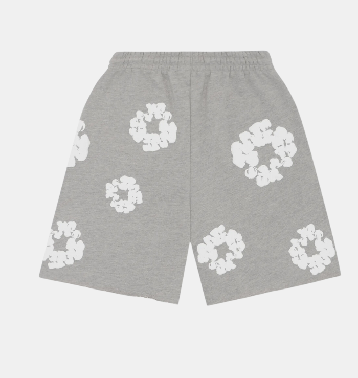 Denim Tears The Cotton Wreath Grey Shorts