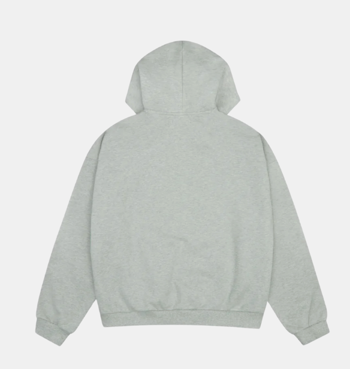 Broken Planet Market Ash Grey Zip-Up Hoodie