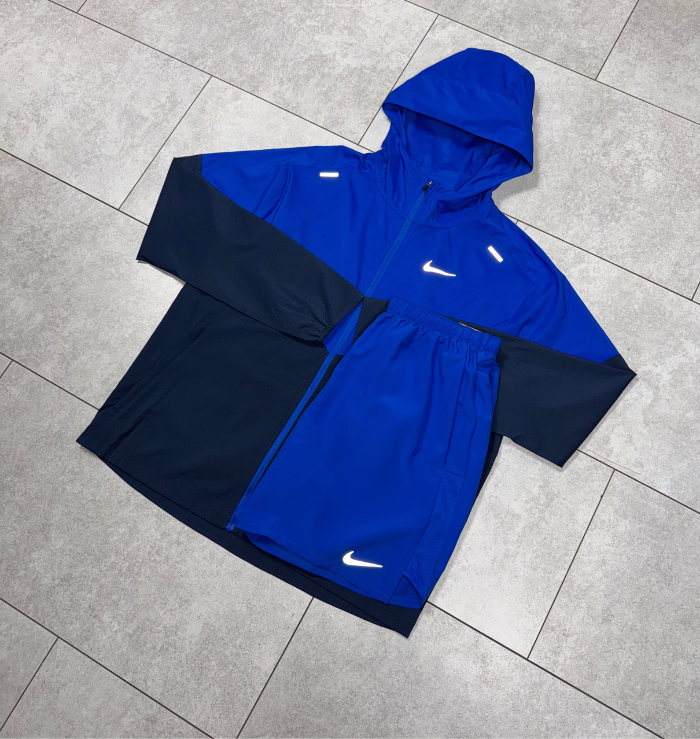 Nike Royal Blue Windrunner Jacket & Royal Blue Short Set