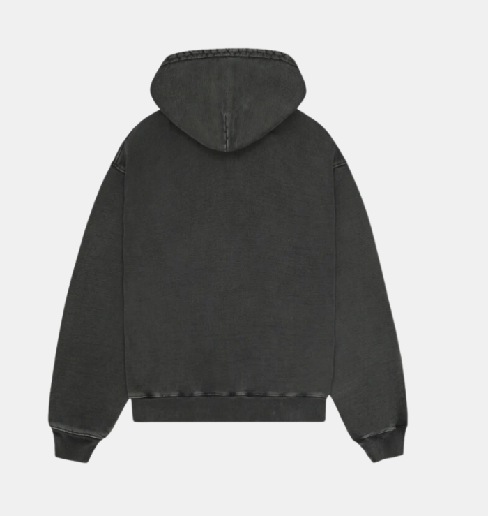 BPM Basics Washed Soot Black Hoodie