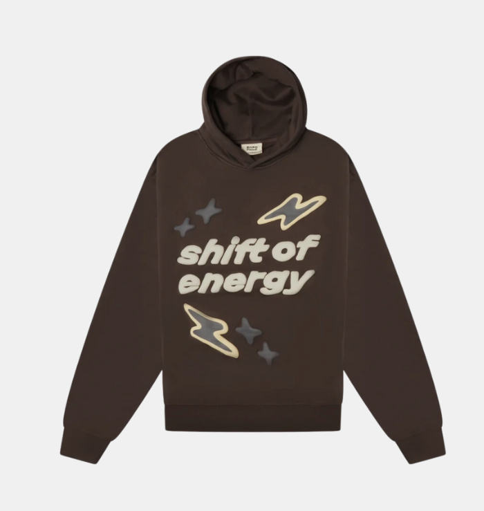 BPM 'Shift Of Energy' Dark Brown Hoodie
