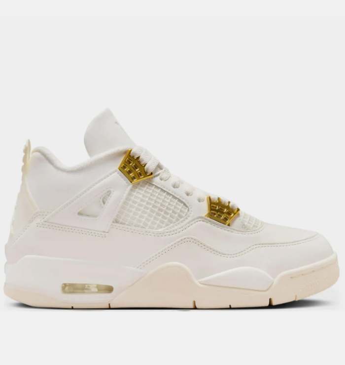 Nike Air Jordan 4 Retro Sail Metallic Gold