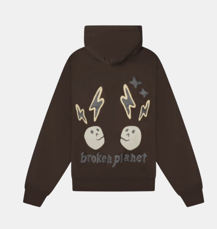 BPM 'Shift Of Energy' Dark Brown Hoodie
