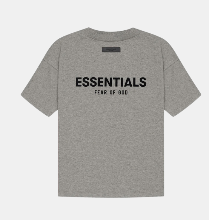 Fear of God Essentials T-Shirt 'Dark Heather Oatmeal' (SS22)
