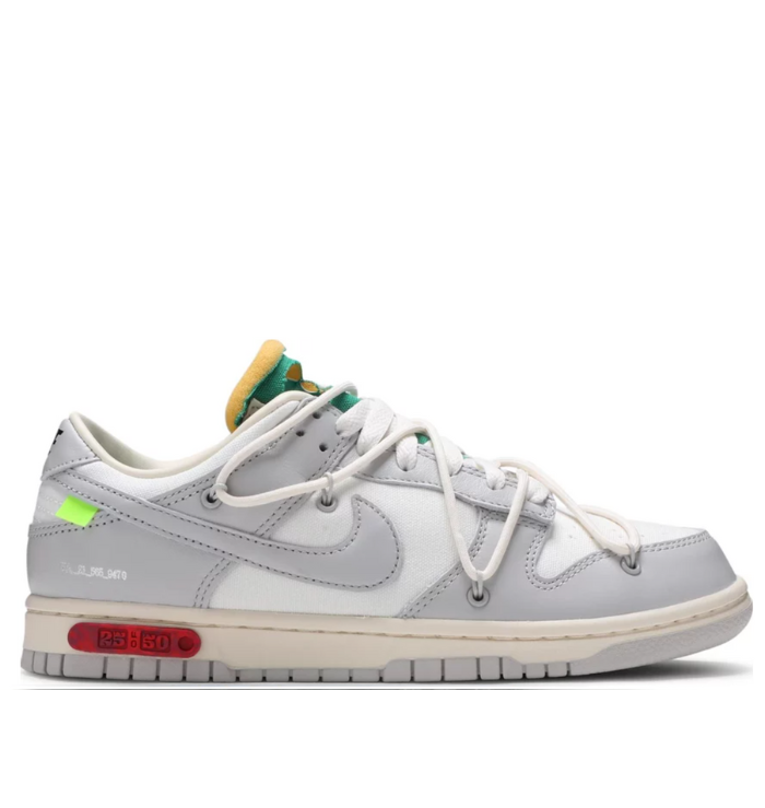 Nike Dunk Low Off-White Lot 25 side vieew